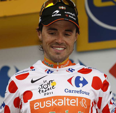Samuel Sanchez (Euskaltel) im Bergtrikot der 98. Tour de France | Foto: ROTH